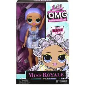 Papusa LOL SURPRISE O.M.G. - Miss Royale MGA987710EUC, 3 ani+, albastru