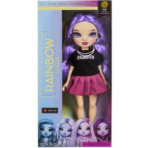 Papusa RAINBOW HIGH Emi Vanda MGA987734, 6 ani+, mov-negru