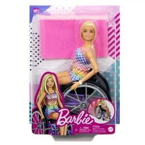 Papusa BARBIE Barbie in scaun cu rotile MTHJT13, 3 ani+, multicolor