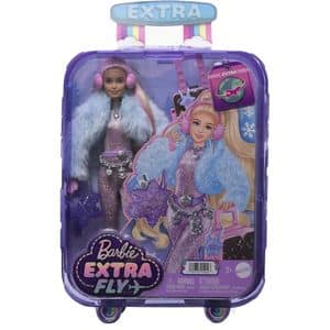 Set papusa BARBIE Extra Fly - La munte MTHPB16, 3 ani+, roz-bleu