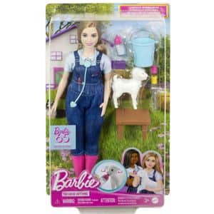 Papusa BARBIE You Can Be - Medic veterinar MTHRG42, 3 ani+, multicolor