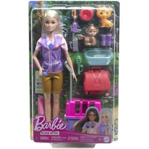 Papusa BARBIE You can be - Wildlife Rescuer MTHRG50, 3 ani+, multicolor