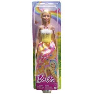 Papusa BARBIE Dreamtopia MTHRR09, 3 ani+, roz-galben