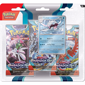 Cartonas POKEMON TCG SV04 - 3 Blister Booster PCI85403, 6 ani+, 2 jucatori