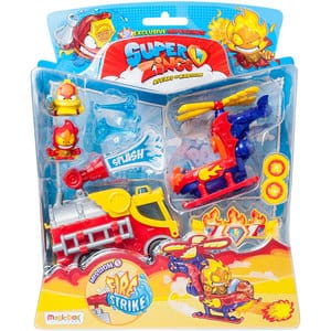 Set figurine SUPERZINGS Misiunea 5 - Foc vs apa SZ90061O, 3 ani+, multicolor