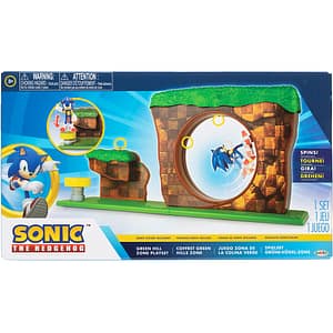 Set figurina NINTENDO Sonic - Green Hill Zone 403934, 3 ani+, maro-verde