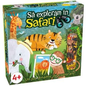 Joc educativ SEEK&FIND Sa exploram in safari 59612, 4 ani+, 4 jucatori