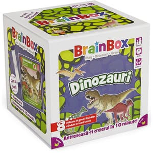 Joc de societate BRAINBOX Dinozauri BBXG114038, 7 ani+, 1-6 jucatori