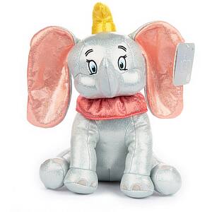 Jucarie de plus DISNEY Colectia 100 - Dumbo D10094002FO, 12 luni+, argintiu-roz