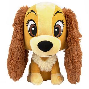 Jucarie de plus DISNEY Doamna si Vagabondul - Lady DCL94204FO, 2 ani+, maro
