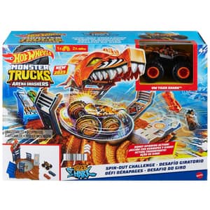 Set masinuta HOT WHEELS Monster Trucks Arena Smashers HNB93, 4 ani+, multicolor