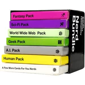 Joc de societate CARDS AGAINST HUMANITY Extensie- Nerd Pack Set HUM2EXT6, 17 ani+, 4-20 jucatori