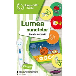 Joc memorie RASPUNDEL ISTETEL Lumea sunetelor RASP63126, 3 ani+, multicolor