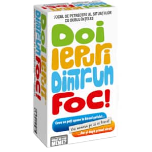 Joc de societate WHAT DO YOU MEME Doi iepuri dintr-un foc WDYMD, 18 ani+, 3-20 jucatori