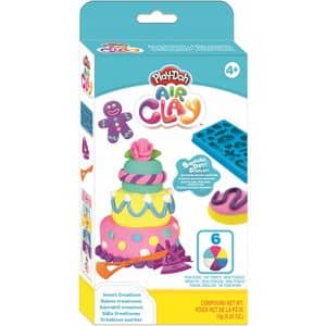Set plastilina AIR CLAY Cofetarie 1100029415, 4 ani+, multicolor 