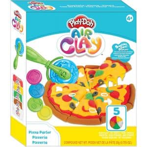 Set plastilina AIR CLAY Pizzerie 1100029418, 4 ani+, multicolor 
