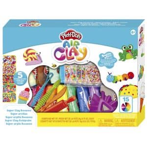 Set plastilina AIR CLAY Super Bonanza 1100029420, 4 ani+, multicolor 