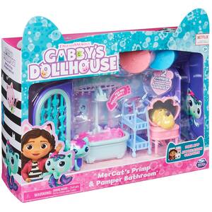 Casa de lux GABBY'S DOLLHOUSE Baia pentru dichisit, 3 ani+, multicolor