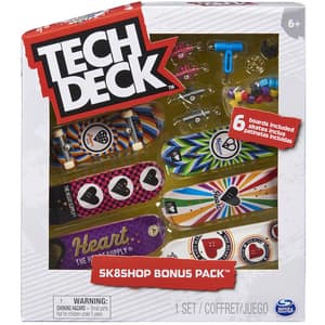 Set 6 piese TECH DECK Fingerboard Heart 20136711, 6 ani+, multicolor