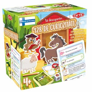 Joc educativ TACTIC Sa descoperim 128 de curiozitati 59184, 4 ani+, 2 jucatori