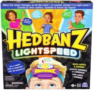 Joc de societate SPINMASTER Hedbanz Lightspeed 6068653, 6 ani+, 2-6 jucatori