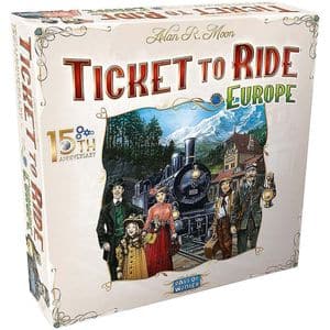 Joc de societate ASMODEE Ticket to Ride Europe - 15th Anniversary 720033, 8 ani+, 2-5 jucatori