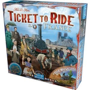 Joc de societate ASMODEE Ticket to Ride Extensie - Map Collection France&Old West 720128, 8 ani+, 2-6 jucatori
