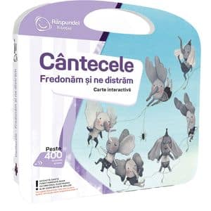 Carte interactiva RASPUNDEL ISTETEL Cantecele Fredonam si ne distram 87502, 3 ani+, multicolor