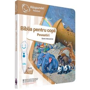 Carte interactiva RASPUNDEL ISTETEL Biblia pentru copii - Povestiri 87507, 4 ani+, multicolor