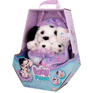 Jucarie interactiva BABY PAWS Dalmatian 918276, 18 luni+, alb-negru