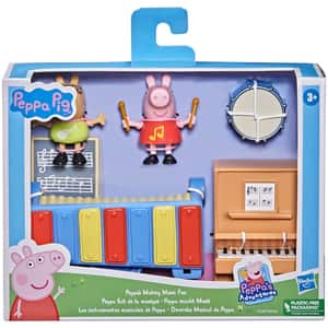 Set figurine PEPPA PIG Muzical distractiv F2216, 3 ani+, multicolor
