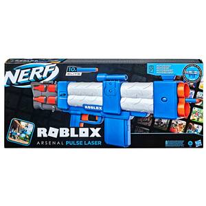 Blaster NERF Roblox - Arsenal Pulse Laser F2484, 8 ani+, alb-albastru