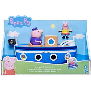 Set figurine PEPPA PIG Barca Bunicului F3631, 3 ani+, multicolor