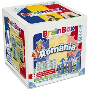 Joc educativ BRAINBOX Descopera Romania G114060, 7 ani+, 2 jucatori