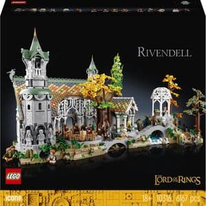 LEGO Icons: Stapanul Inelelor - Rivendell 10316, 18 ani+, 6167 piese