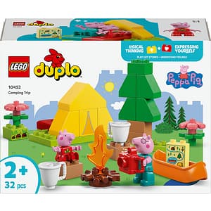 LEGO Duplo: Peppa Pig Excursie cu cortul 10452, 2 ani+, 32 piese