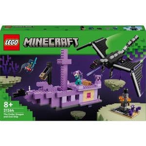 LEGO Minecraft: Dragon Ender si Corabia din End 21264, 8 ani+, 657 piese