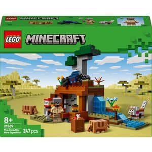 LEGO Minecraft: Expeditia de minerit cu Tatu 21269, 8 ani+, 247 piese