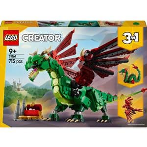 LEGO Creator 3in1: Dragon medieval 31161, 9 ani+, 715 piese