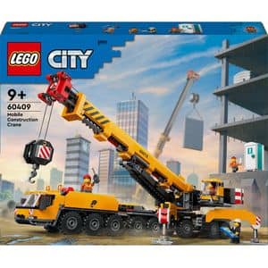 LEGO City: Macara mobila galbena de constructii 60409, 9 ani+, 1116 piese