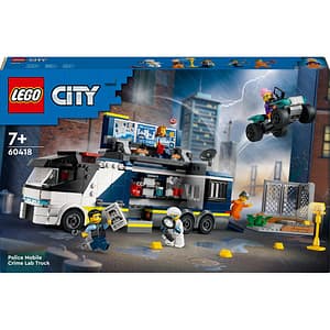 LEGO City: Laborator mobil de criminalistica 60418, 7 ani+, 674 piese