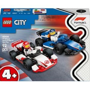 LEGO City: Masini de curse F1 Williams Racing si Haas F1 60464, 4 ani+, 92 piese