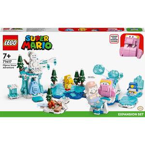 LEGO Super Mario: Set de extindere Morsel si aventura lui in zapada 71417, 7 ani+, 567 piese