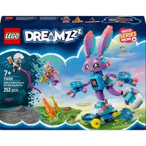 LEGO DREAMZzz: Izzie si iepurasul de gaming Bunchurro 71490, 7 ani+, 252 piese