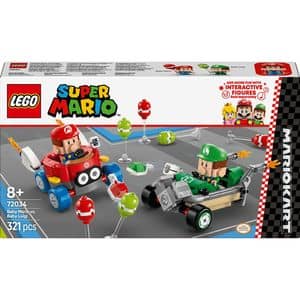 LEGO Super Mario: Mario Kart  Baby Mario si Baby Luigi 72034, 8 ani+, 321 piese
