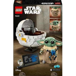 LEGO Star Wars: TM Grogu cu landoul planor 75403, 10 ani+, 1048 piese