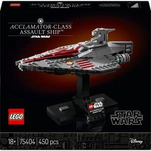 LEGO Star Wars: TM Nava de asalt din clasa Acclamator 75404, 18 ani+, 450 piese