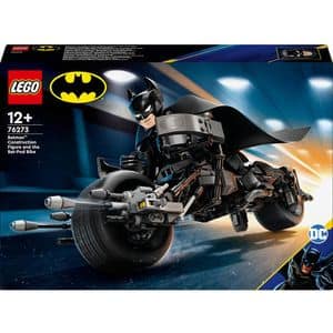 LEGO DC: Figurina de constructie Batman si motocicleta Bat-Pod 76273, 12 ani+, 713 piese