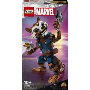 LEGO Marvel: Rocket si bebelusul Groot 76282, 10 ani+, 566 piese
