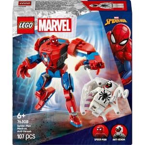 LEGO Marvel: Robotul Omul Paianjen vs. Anti-Venom 76308, 6 ani+, 107 piese